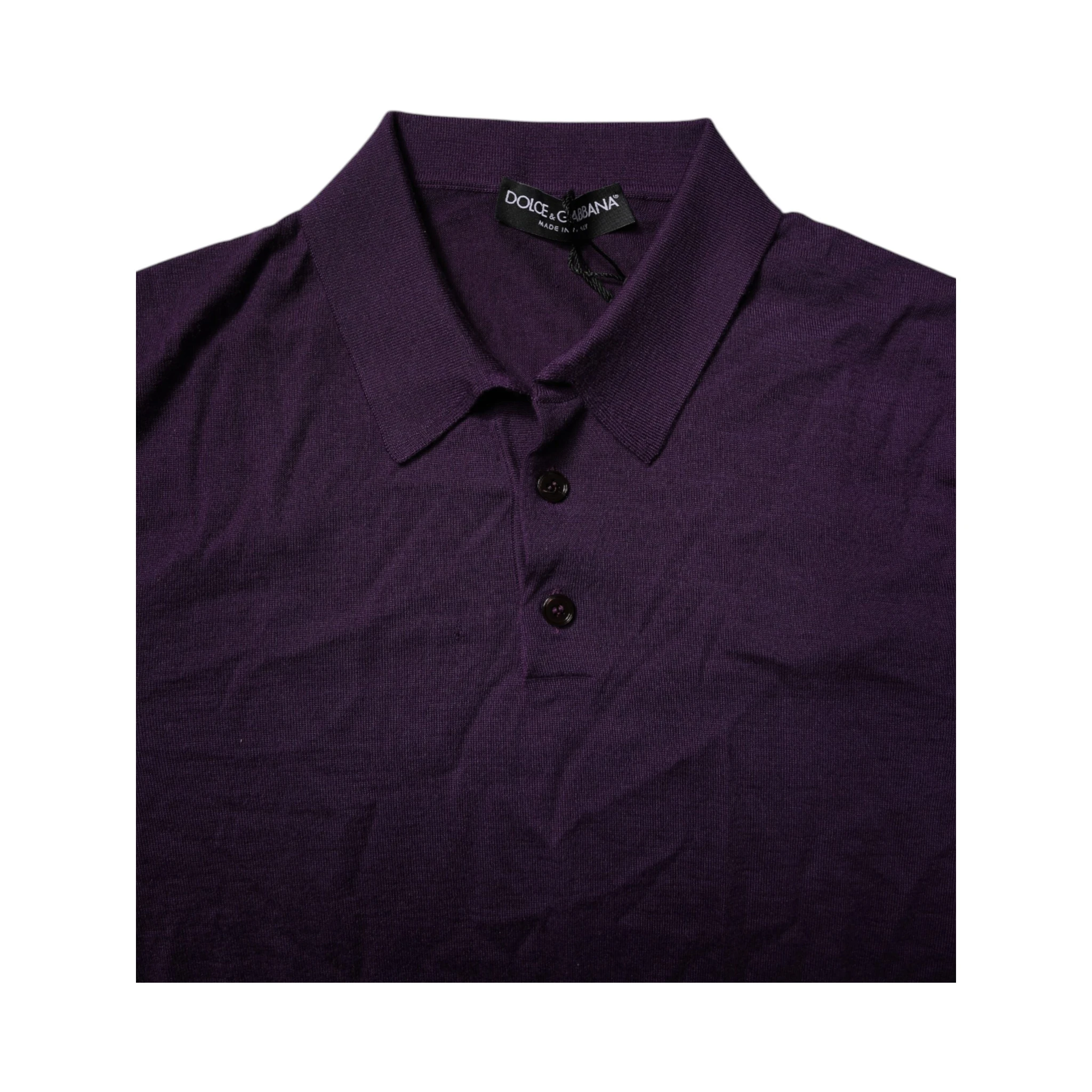 Violet Cashmere Collared Polo T-shirt