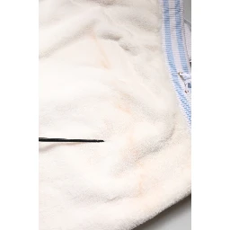 Off White Faux Fur High Waisted Mini Skirt