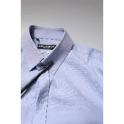 Light Blue Cotton SICILIA Dress Formal Shirt