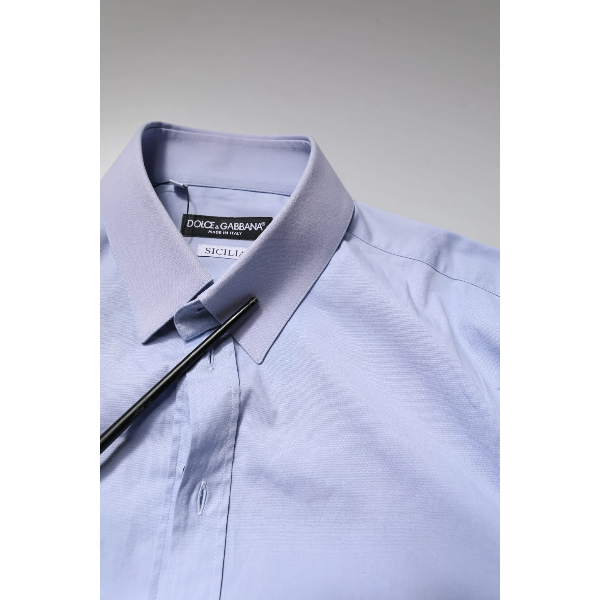 Light Blue Cotton SICILIA Dress Formal Shirt