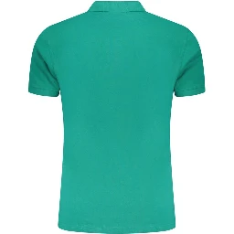 Green Cotton Polo Shirt
