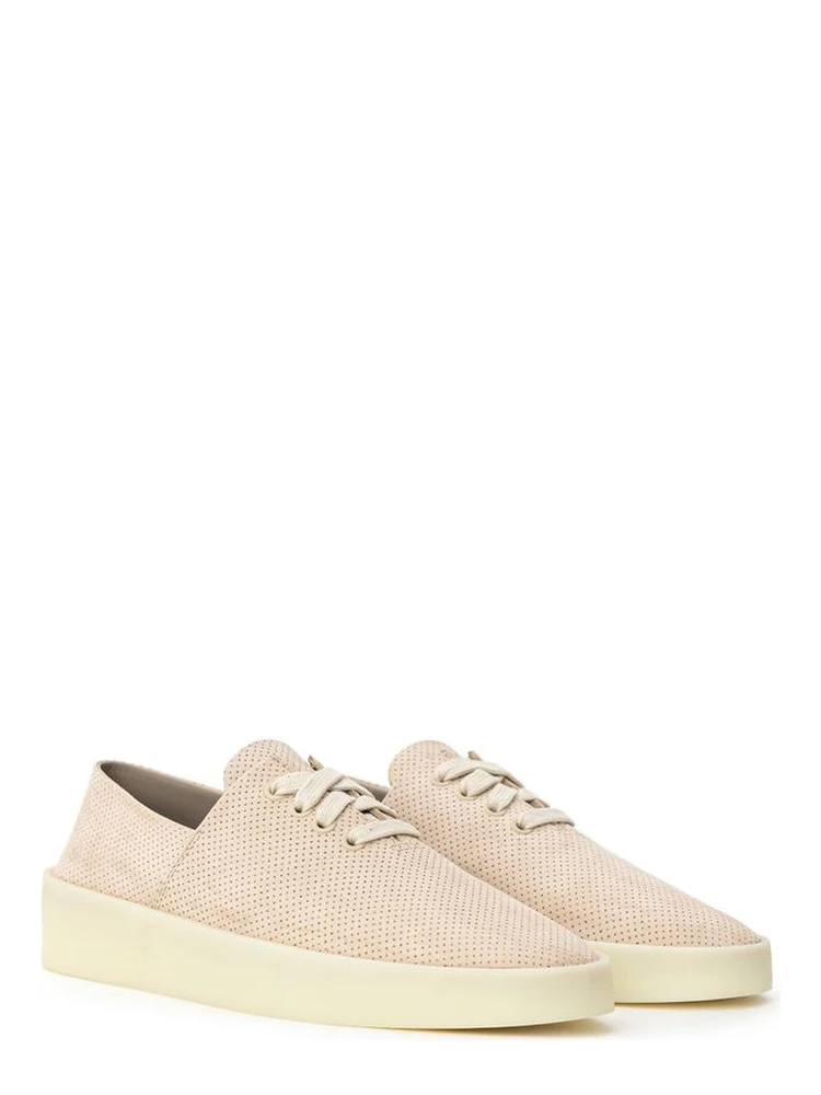Low-top Sneaker In Suede Beige alternative