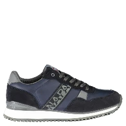 Blue Polyester Sneaker