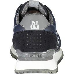 Blue Polyester Sneaker