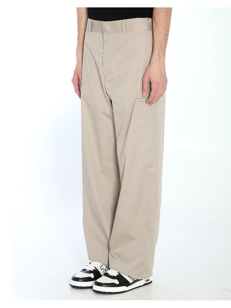 Straight cargo trousers alternative