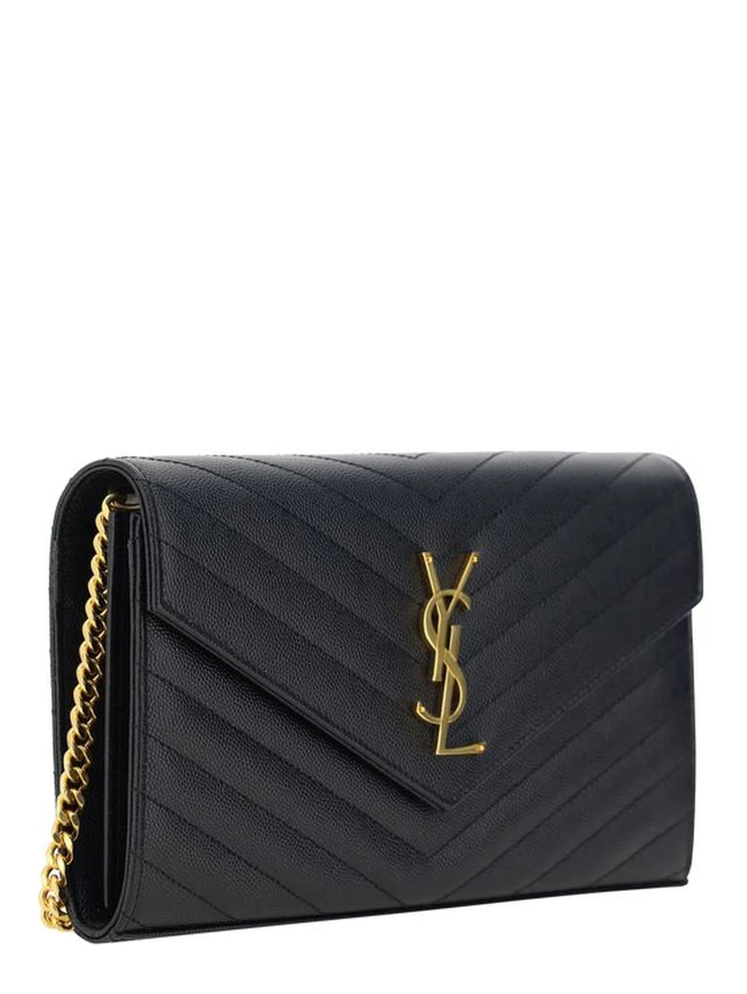 Black Calf Leather Bos Taurus Shoulder Bag