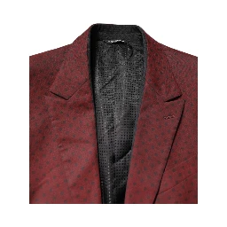 Maroon Wool Slim Fit Men Coat Jacket Blazer
