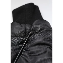 Black Hooded Parka Winter Men Coat Jacket