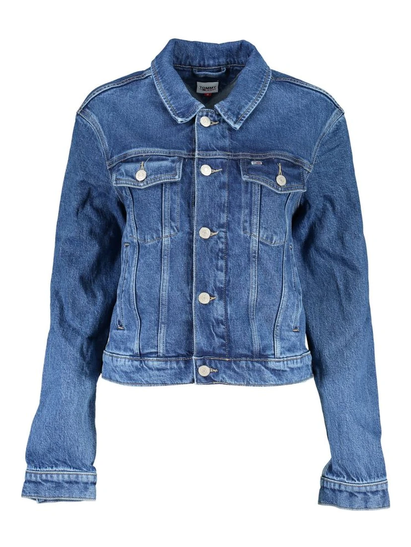 Blue denim jacket for women