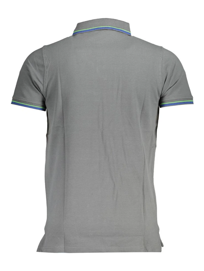 Brown Cotton Men Polo Shirt