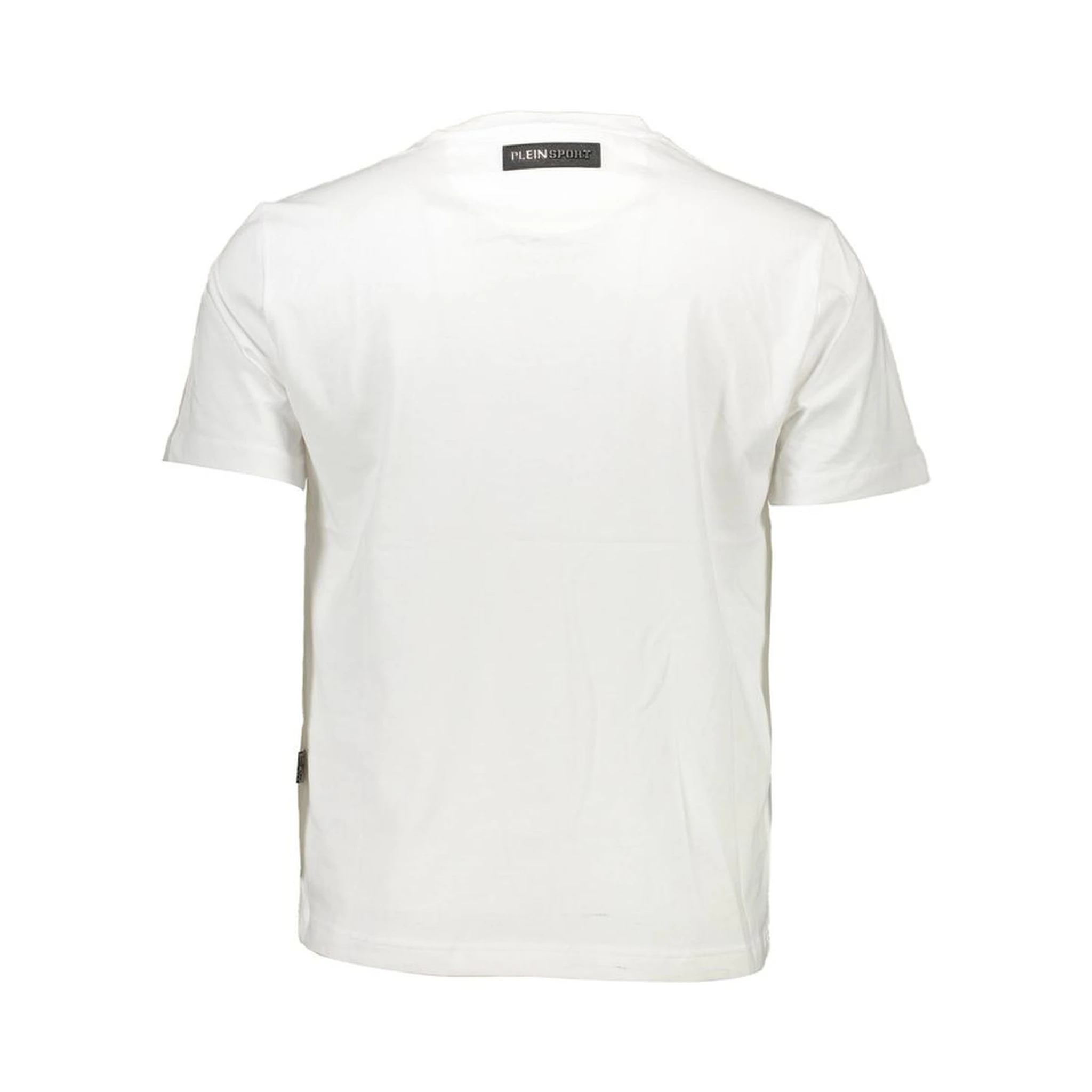 White Cotton Men T-Shirt