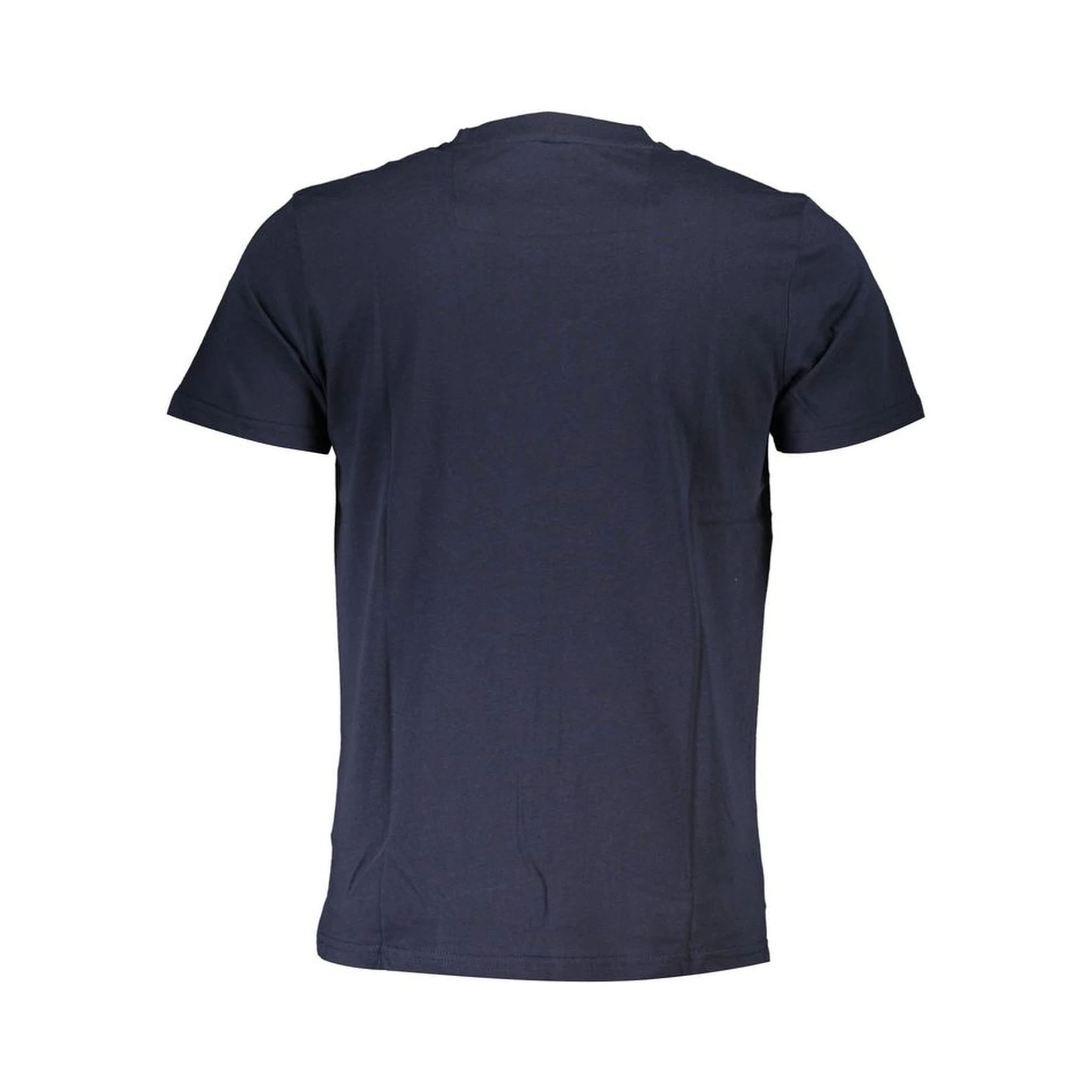 Blue Cotton Men T-Shirt