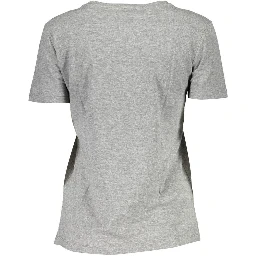Gray Cotton T-Shirt