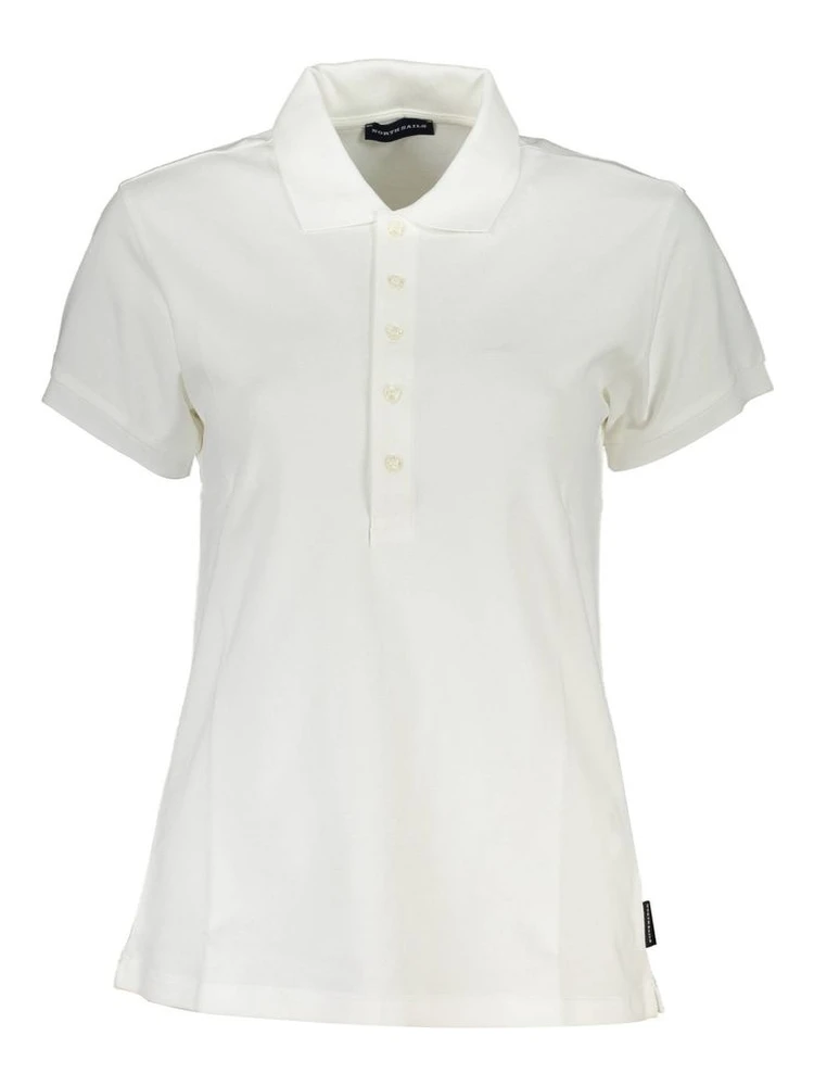 White Cotton Polo Shirt