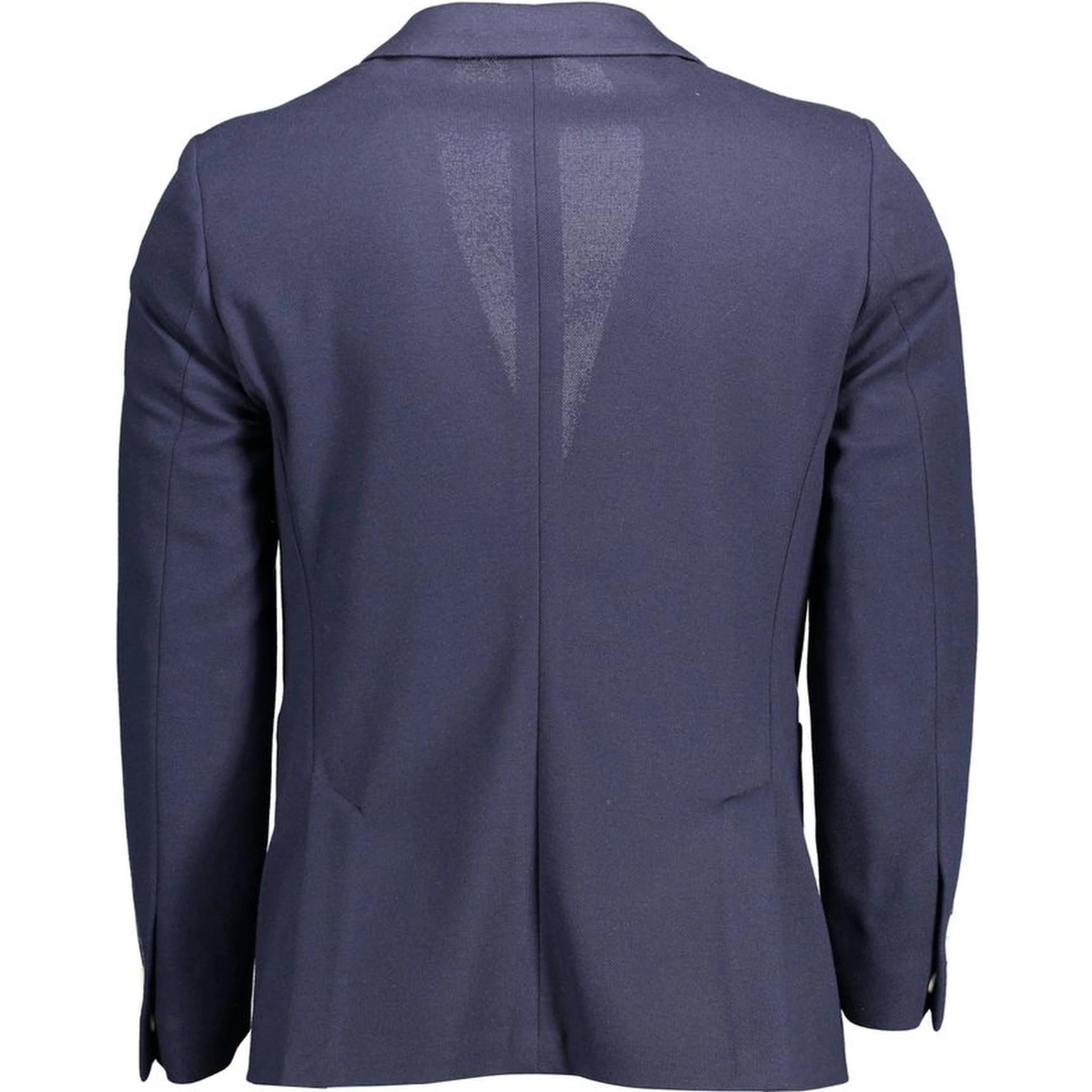 Blue Classic Slim Tailored Jacket with Two-Button Closure