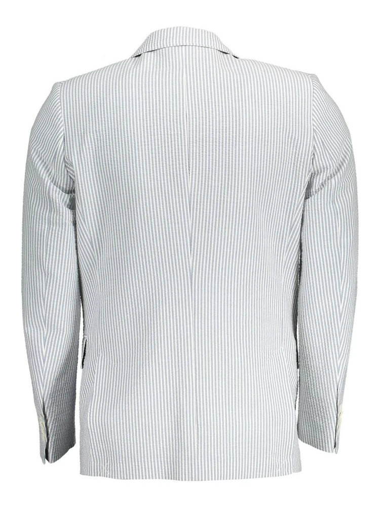 White Cotton Men Jacket alternative