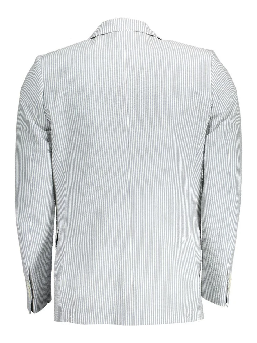White Cotton Men Jacket