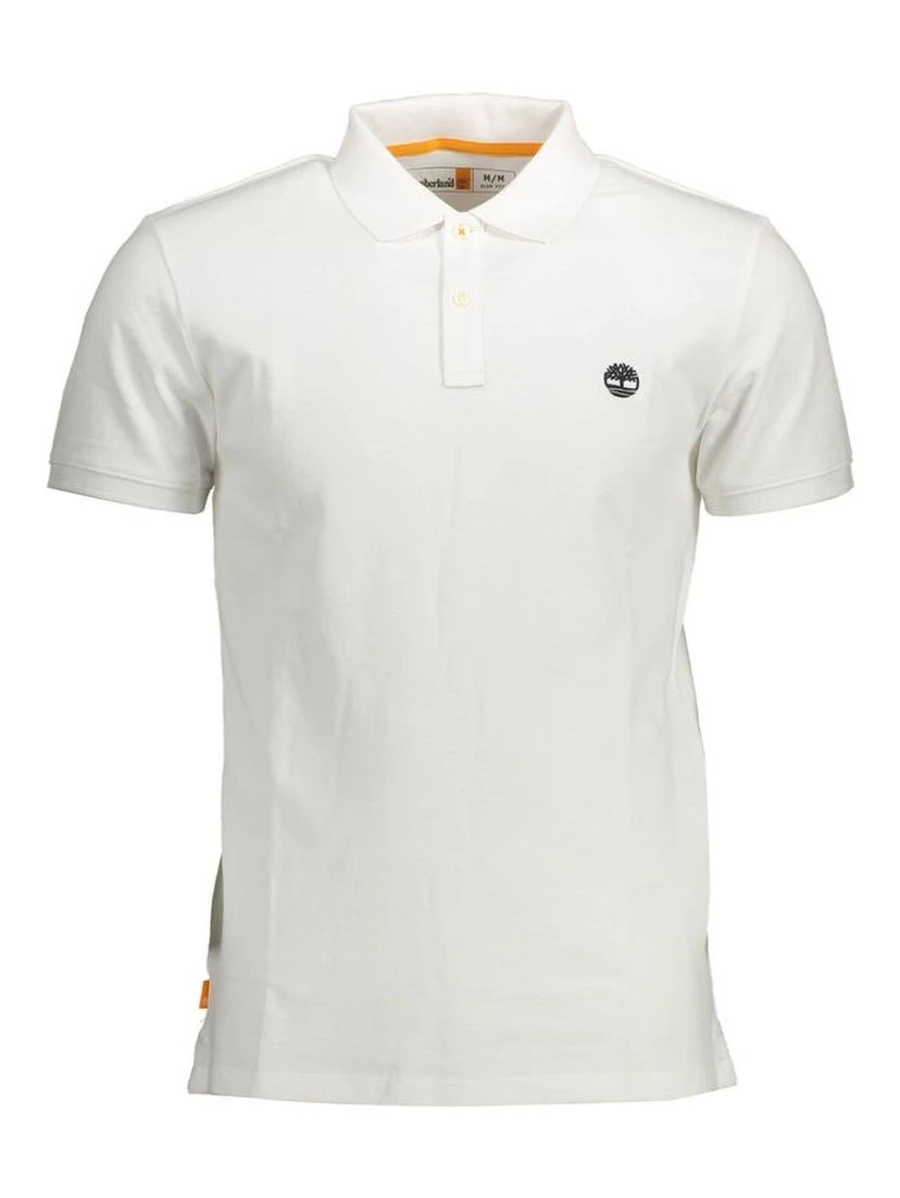 White Cotton Polo Shirt