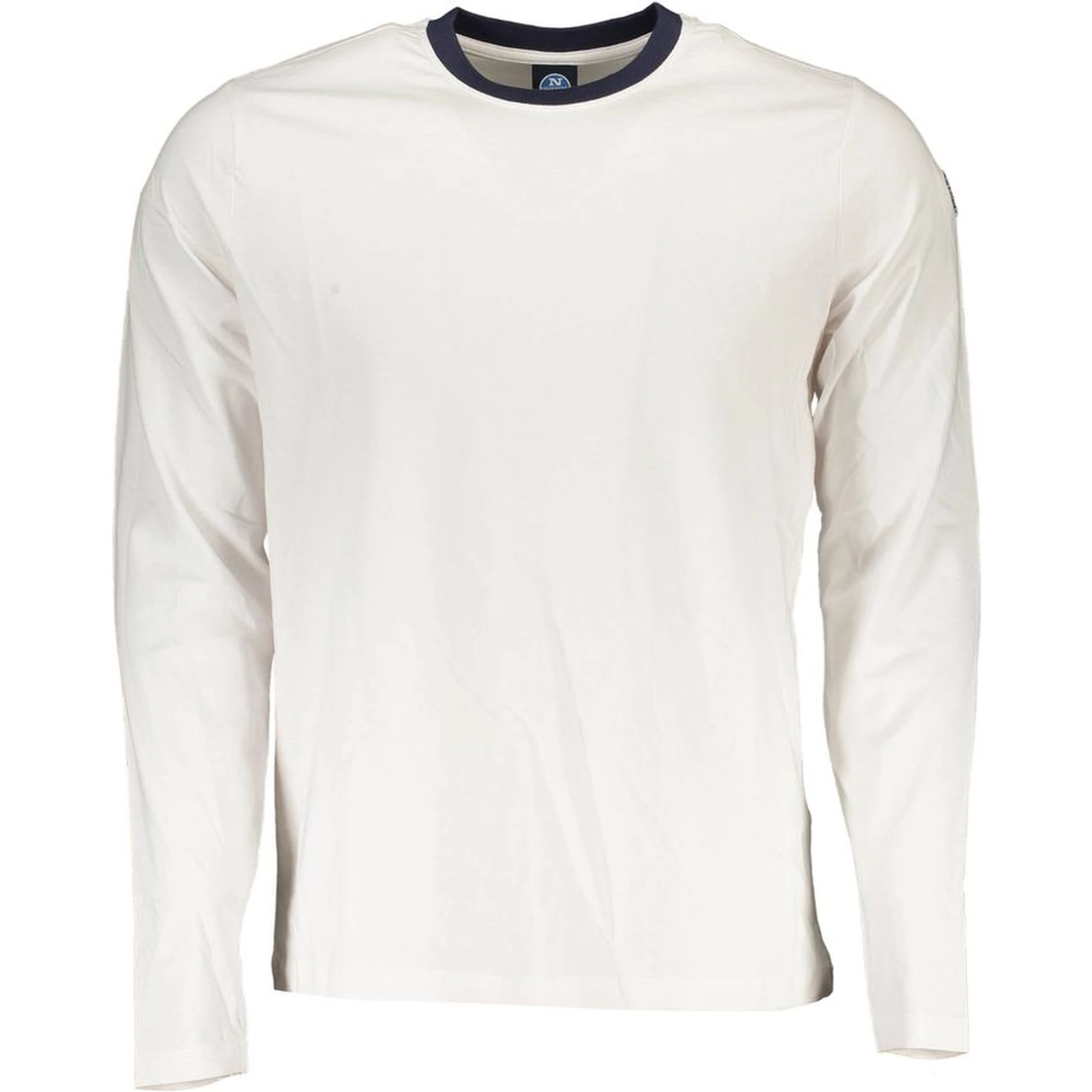 White Cotton Men T-Shirt