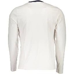 White Cotton Men T-Shirt