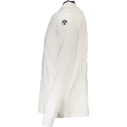 White Cotton Men T-Shirt