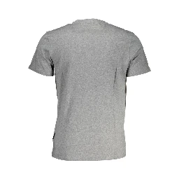 Brown Cotton Men T-Shirt