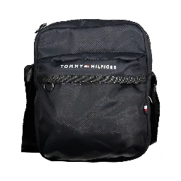 Blue Polyester Men Shoulder Bag
