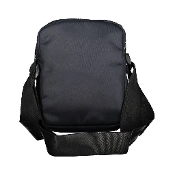 Blue Polyester Men Shoulder Bag
