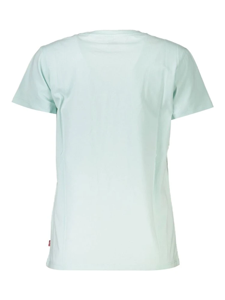 Blue Cotton Women T-Shirt alternative