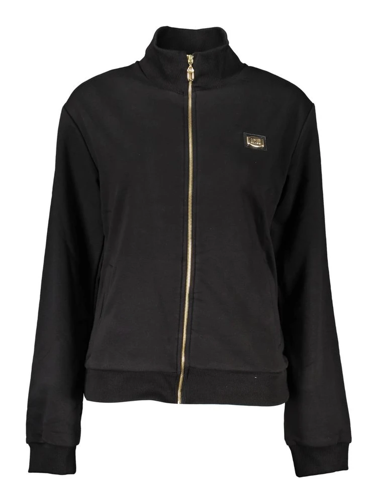 Black Cotton Women Sweater