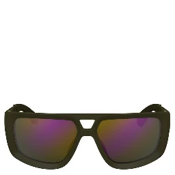 Green Plastic Men Sunglass