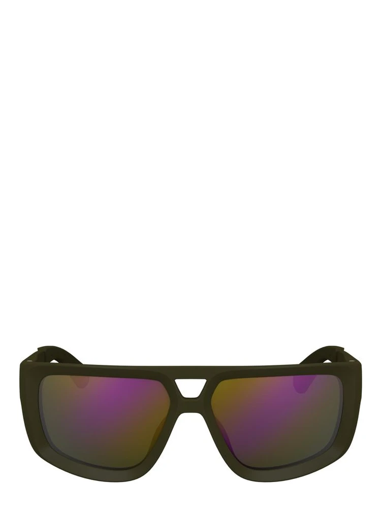 Green Plastic Men Sunglass