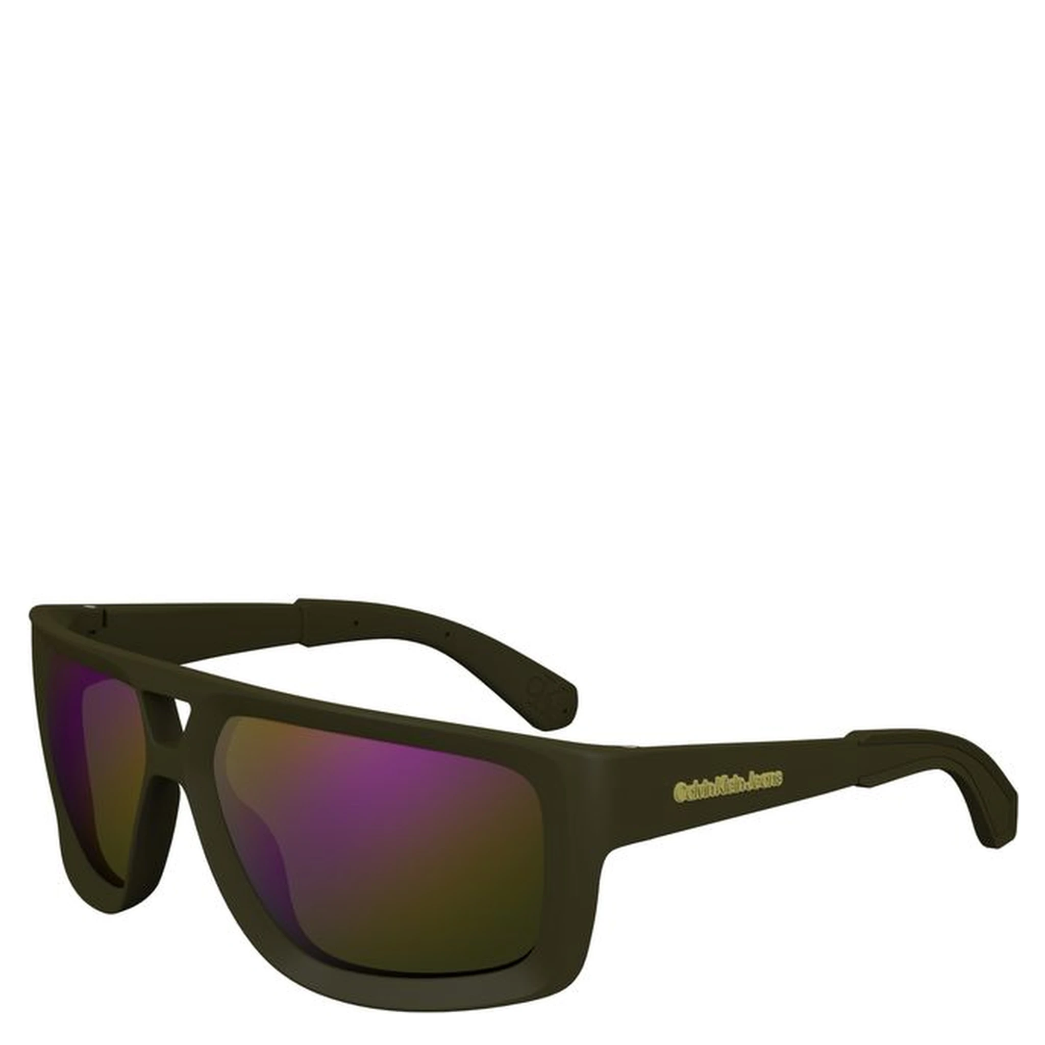 Green Plastic Men Sunglass