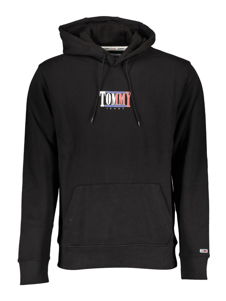 Black Cotton Sweatshirt