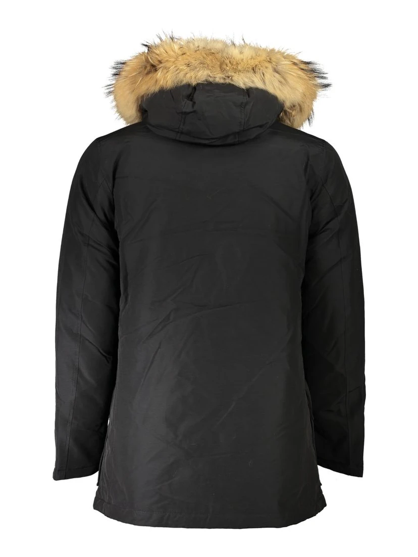 Black Cotton Jackets & Coat