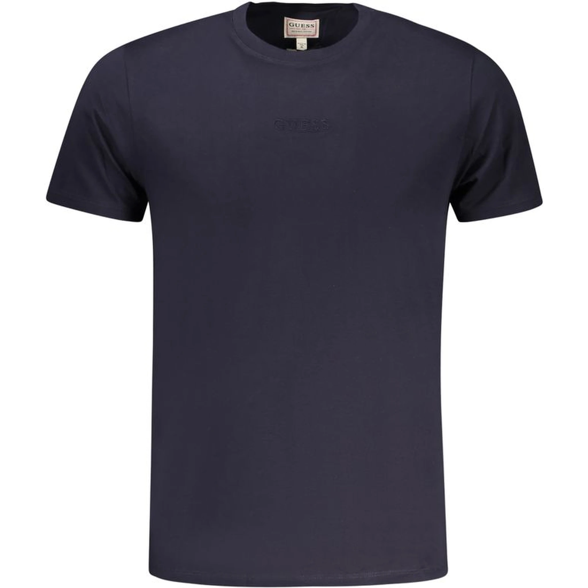 Men's Blue Cotton T-Shirt.