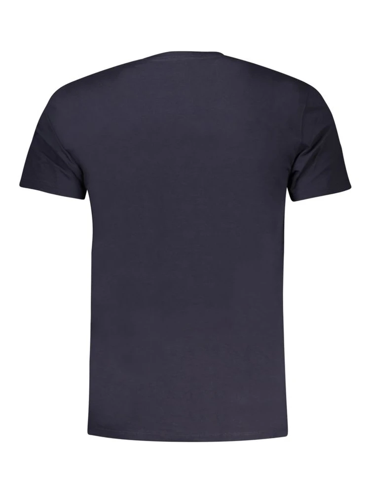 Men's Blue Cotton T-Shirt. alternative