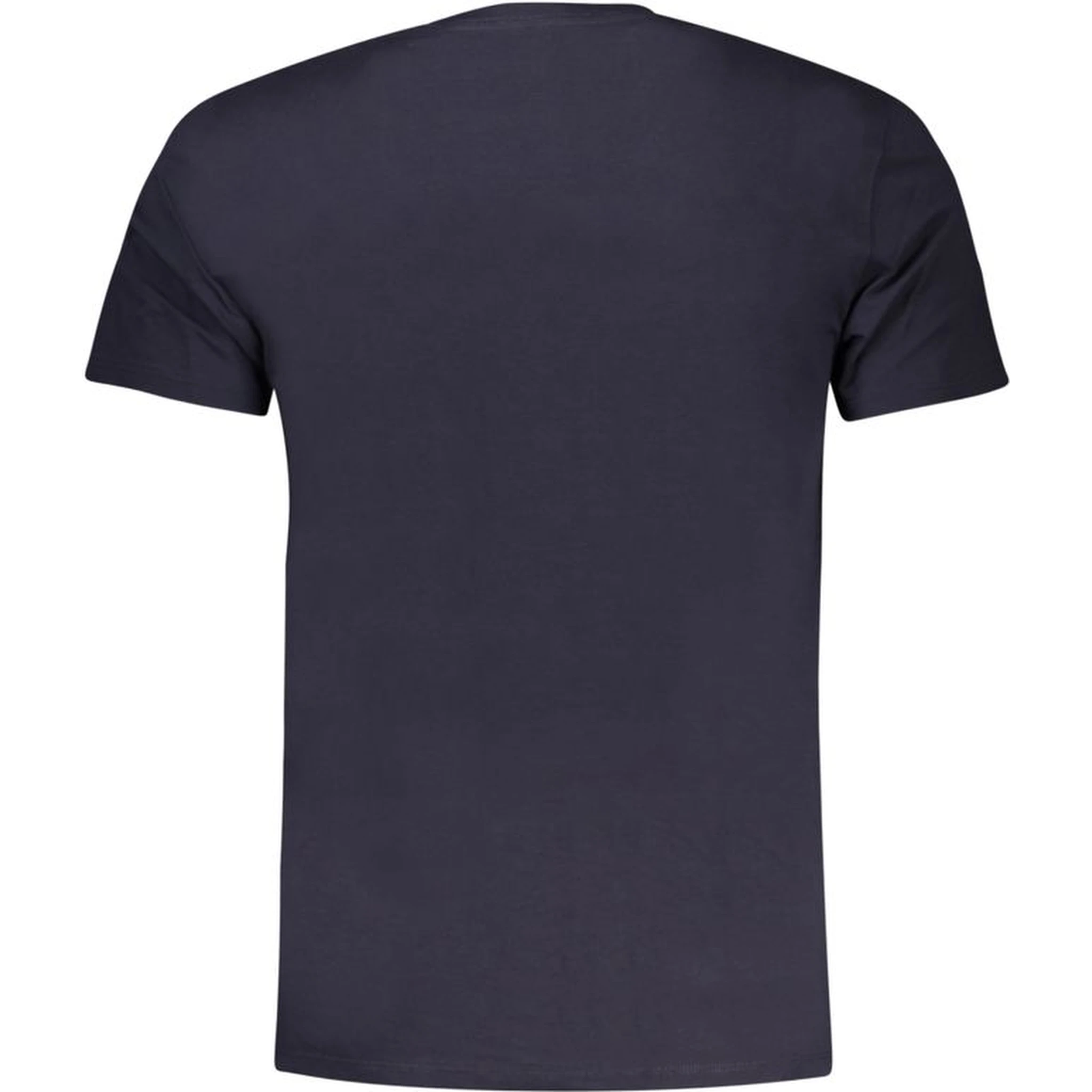 Men's Blue Cotton T-Shirt.