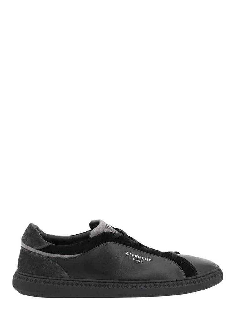 Black Leather G Set Sneakers
