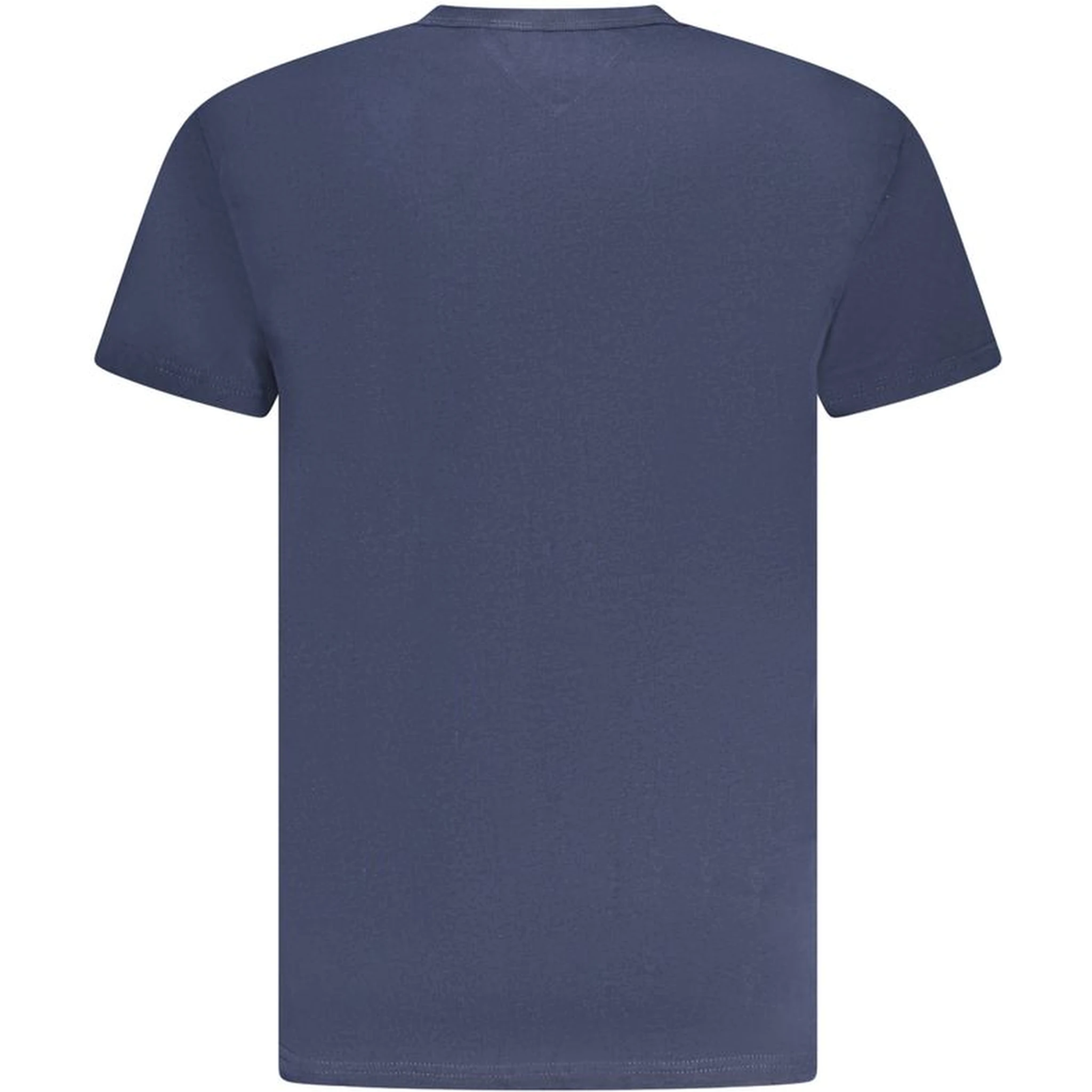 Blue Cotton Men T-Shirt