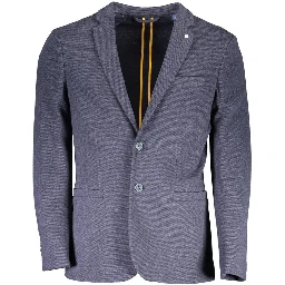 Blue Cotton Blazer Jacket