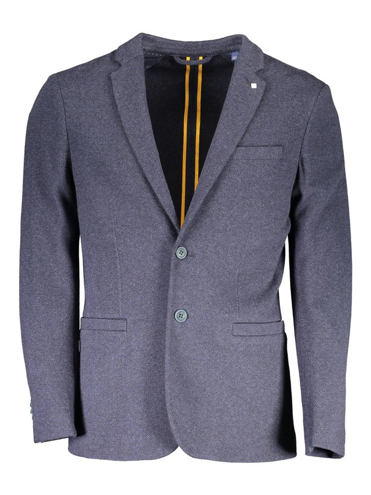 Blue Cotton Blazer Jacket