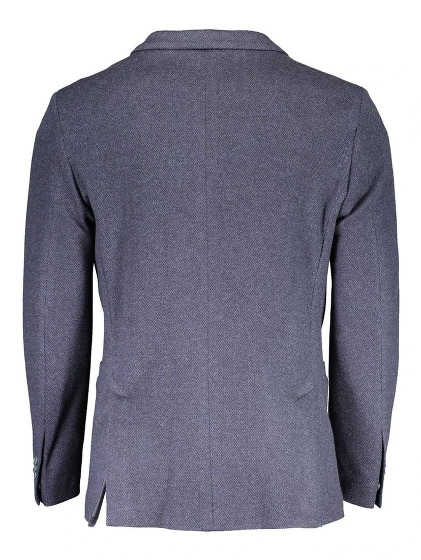 Blue Cotton Blazer Jacket