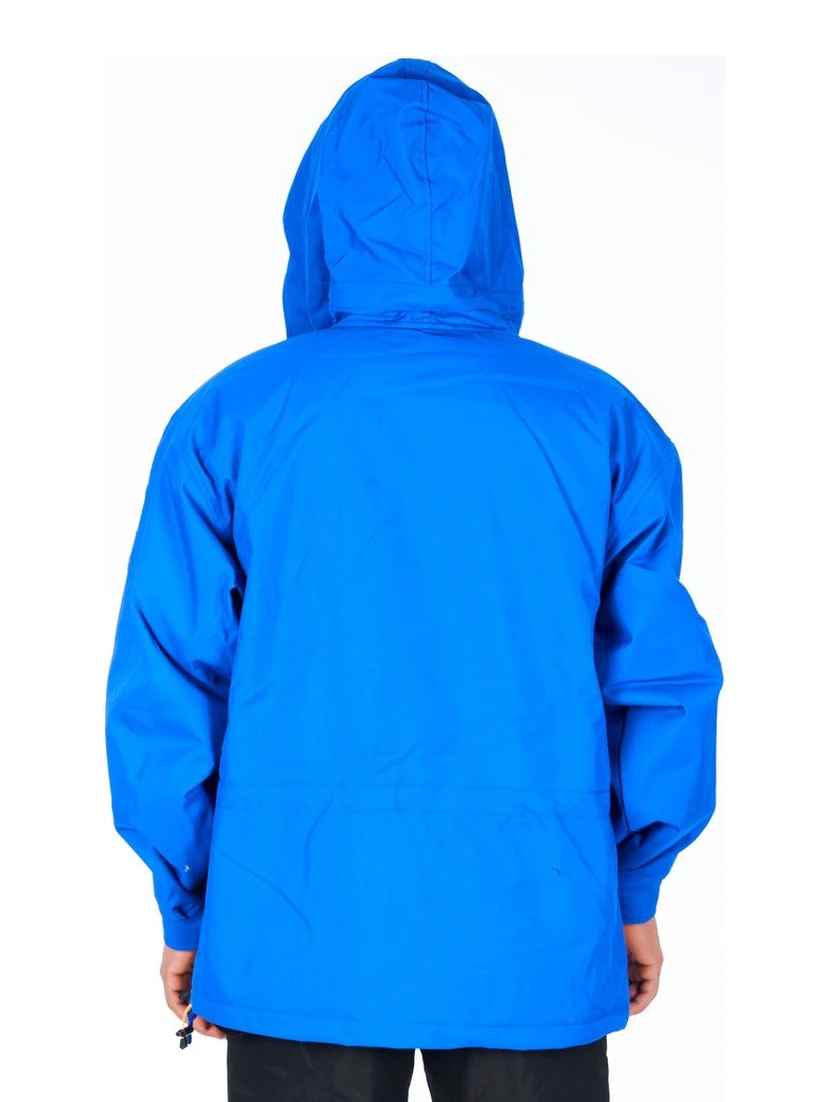 Blue Polyester Men's Jacket