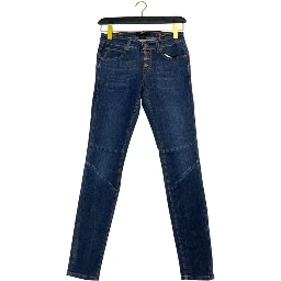 Blue Cotton Women's Jeans