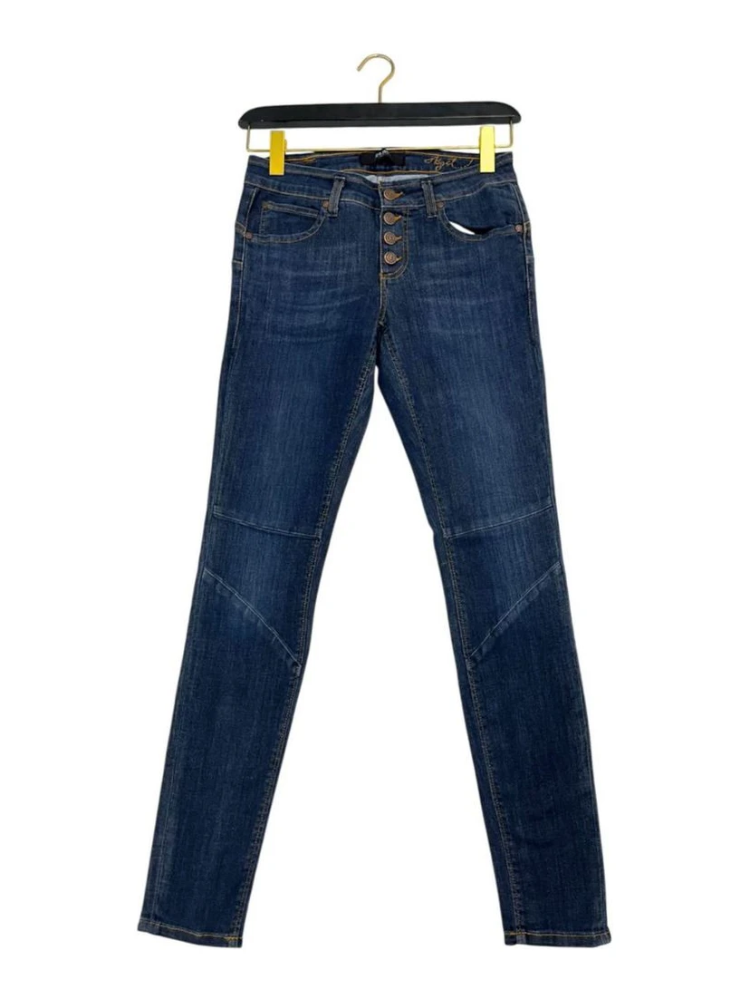 Blue Cotton Women's Jeans