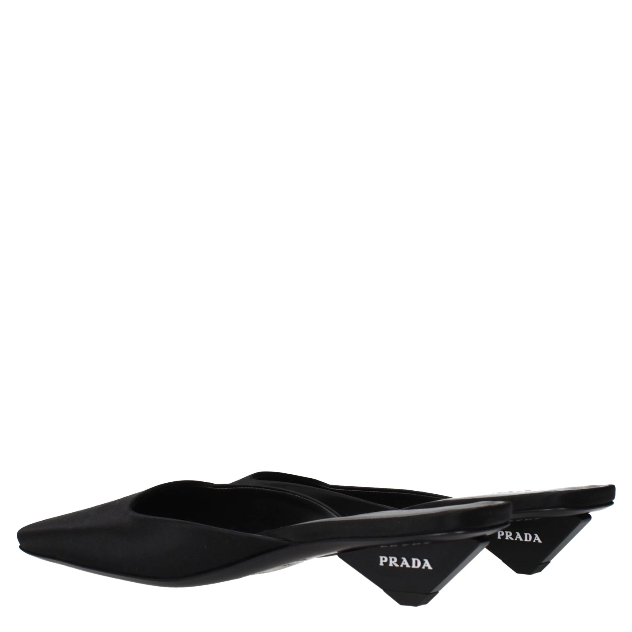 Black Satin Sandals