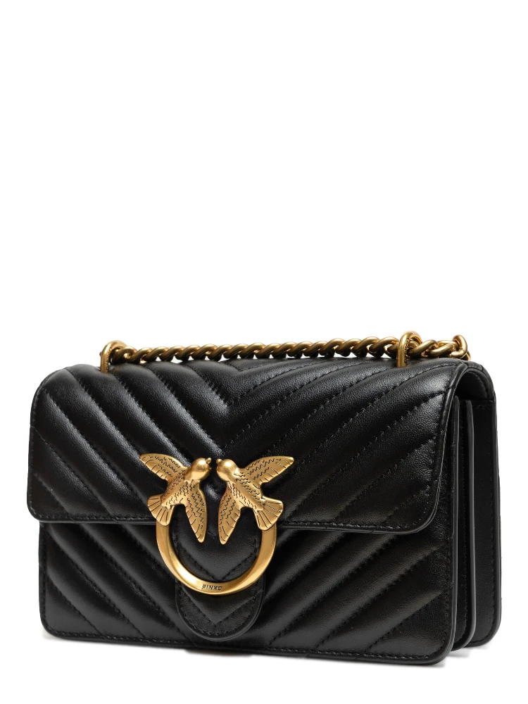 Black Leather Love One Mini Shoulder Bag alternative