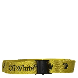 Yellow Fabric Regular Belt