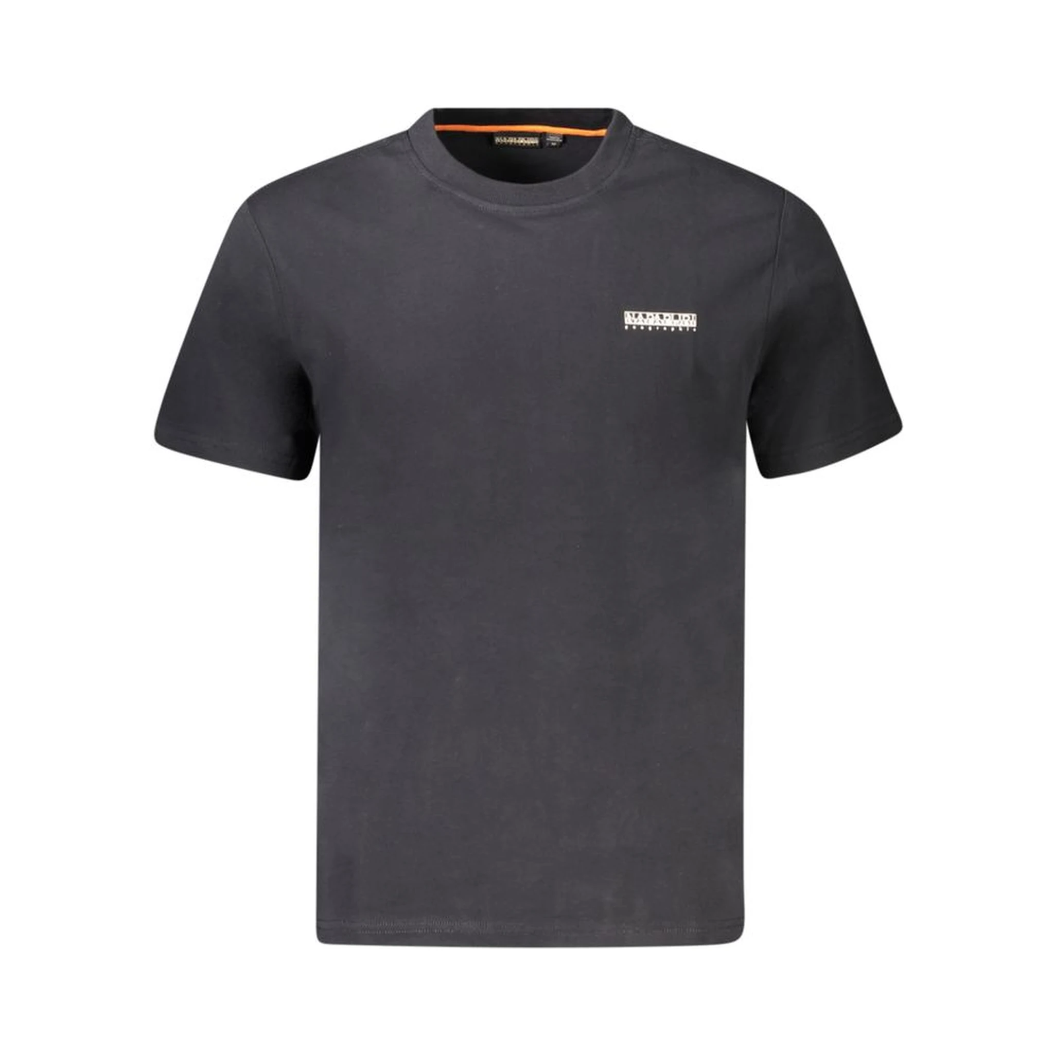 Black Cotton Men T-Shirt